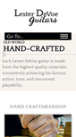 Mobile Screenshot of devoeguitars.com